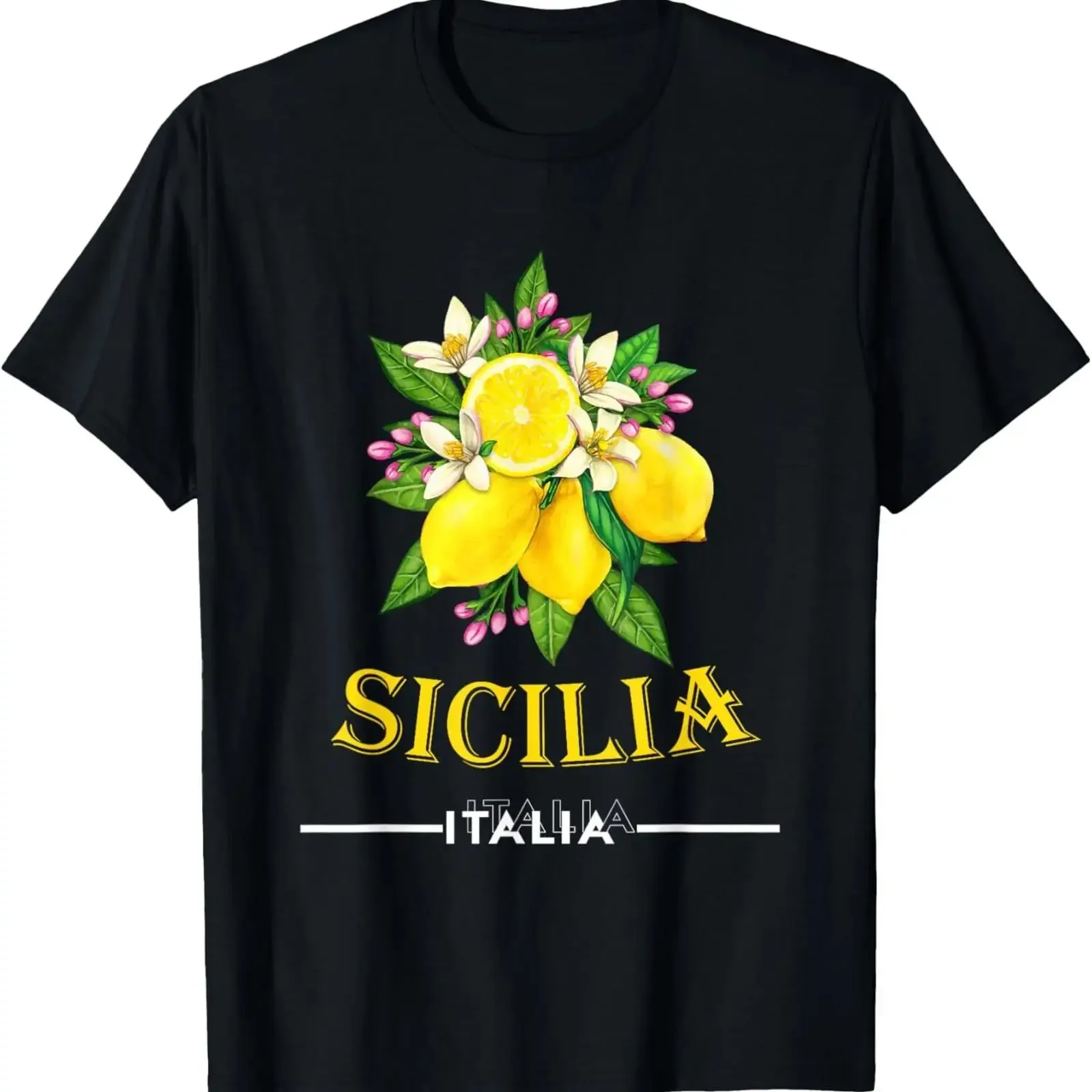 NEW LIMITED Sicilia ItaliaN Fresh Lemons For Sicilians s T Shirt S 5XL vintage Washed Versatile fashion designer clothes