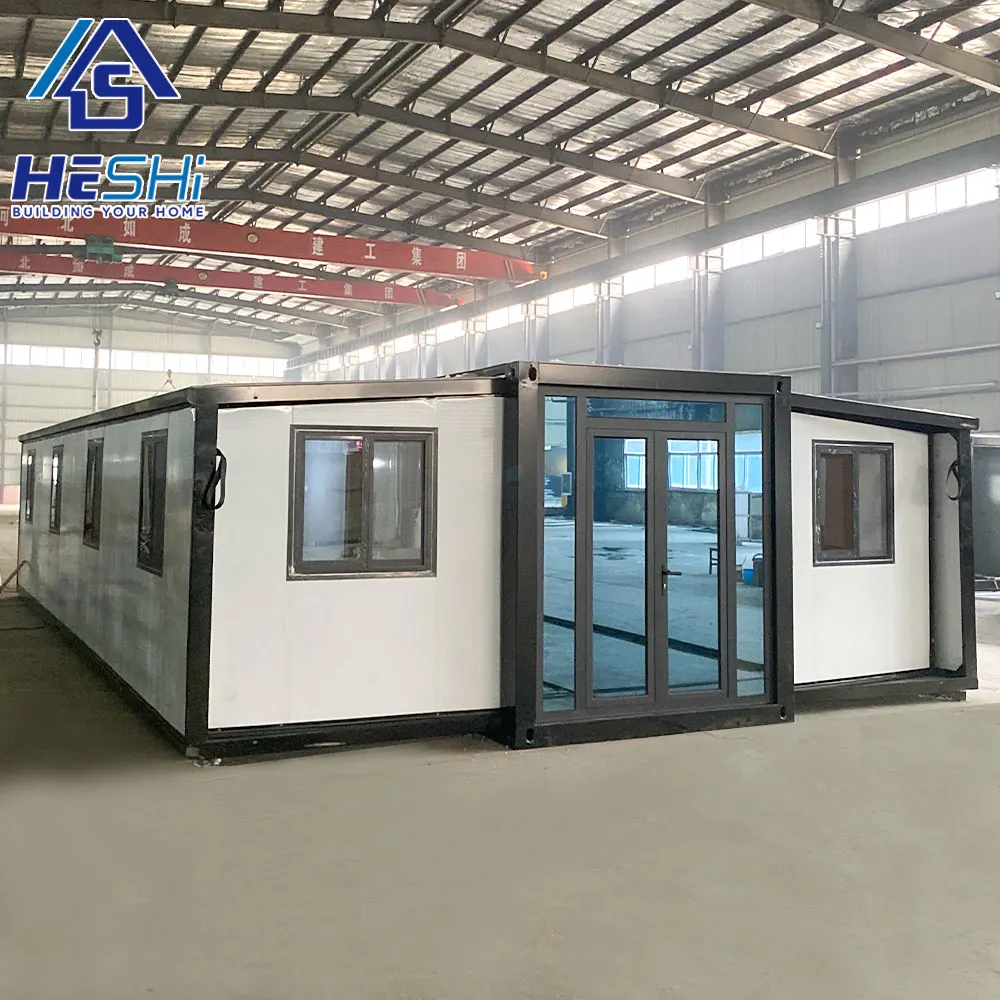 Customized Granny Flat 40ft 20ft Villa Prefabricated Expandable Container House Portable Prefab Mobile Home 2 3 4 5 Bedroom With