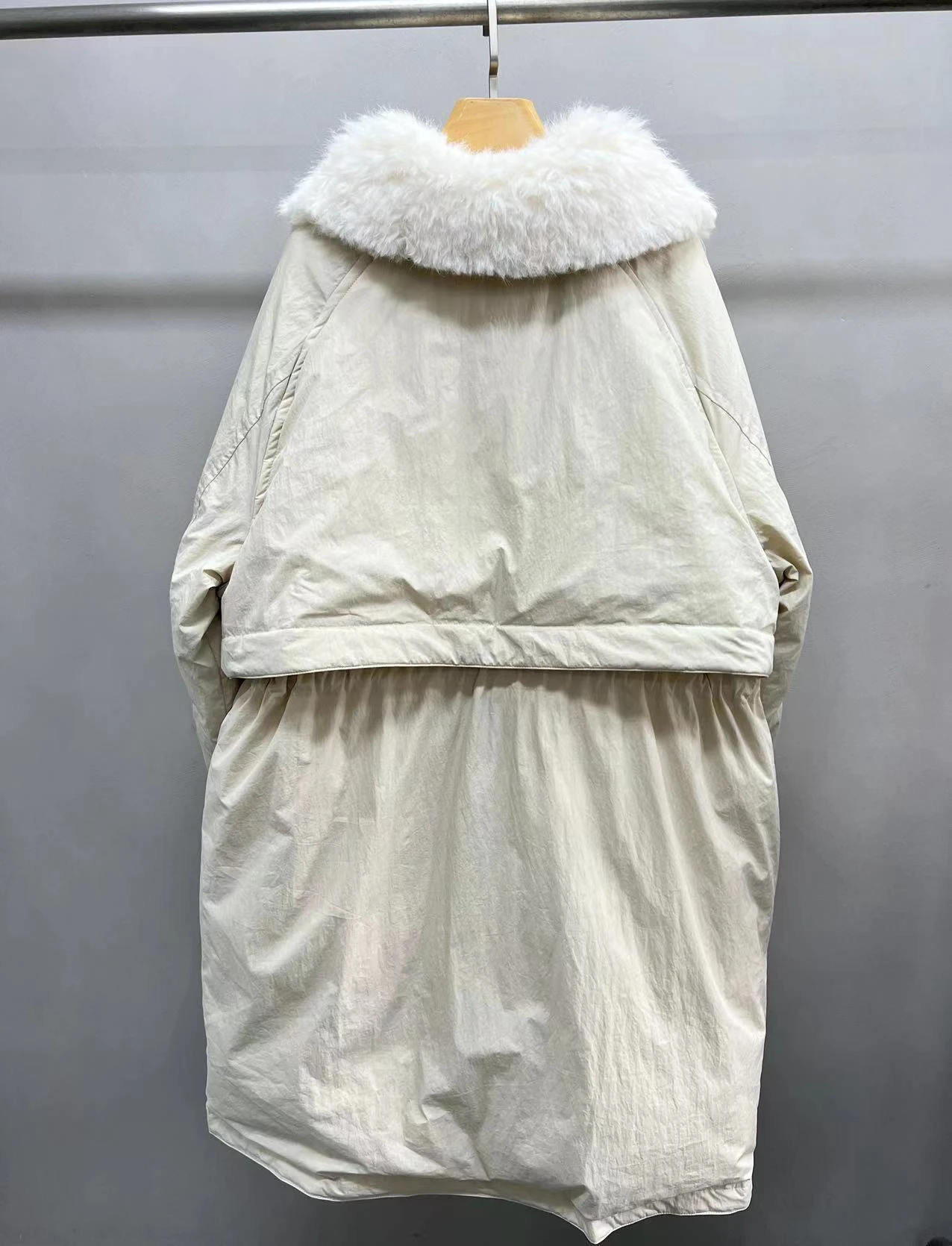 Chaqueta Acolchada con Plumón y Cuello de Piel, Chaqueta de Invierno para Mujer, Estilo Informal, Ligera, para Ir al Trabajo