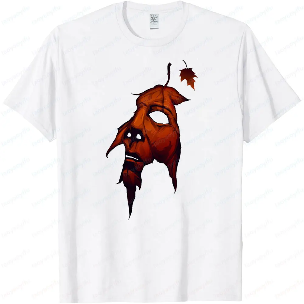 Michael Myers Classic Horror Film Role T-shirt Creative Design Printed Tee Terrifying Fallen Leaves Shirt Men Summer Cotton Tops