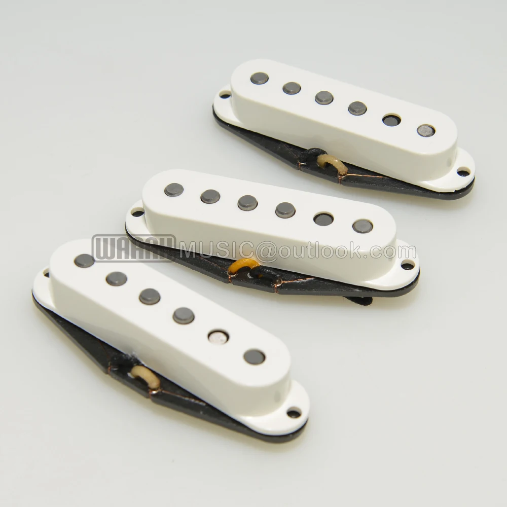 Fat '50s Alnico 5 ST Single Coil HFV Staggered Pole Electric Guitar Pickup Set