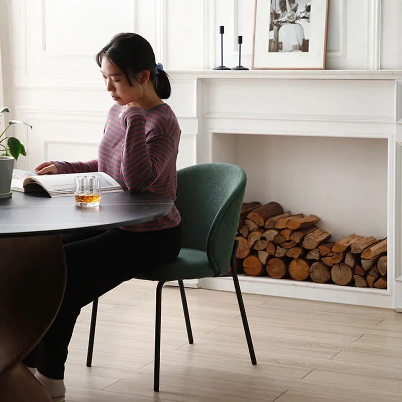 Nordic Modern Dining Chairs Minimalist Trendy European Vintage Dining Chairs Lazy Party Sillas Para Sala De Estar Furniture