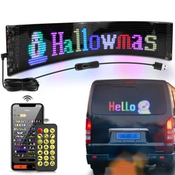 Programmable Smart LED Panel Pixels Matrix Display Bluetooth Car Advertising Light Led Module Scrolling Text Animation Pattern