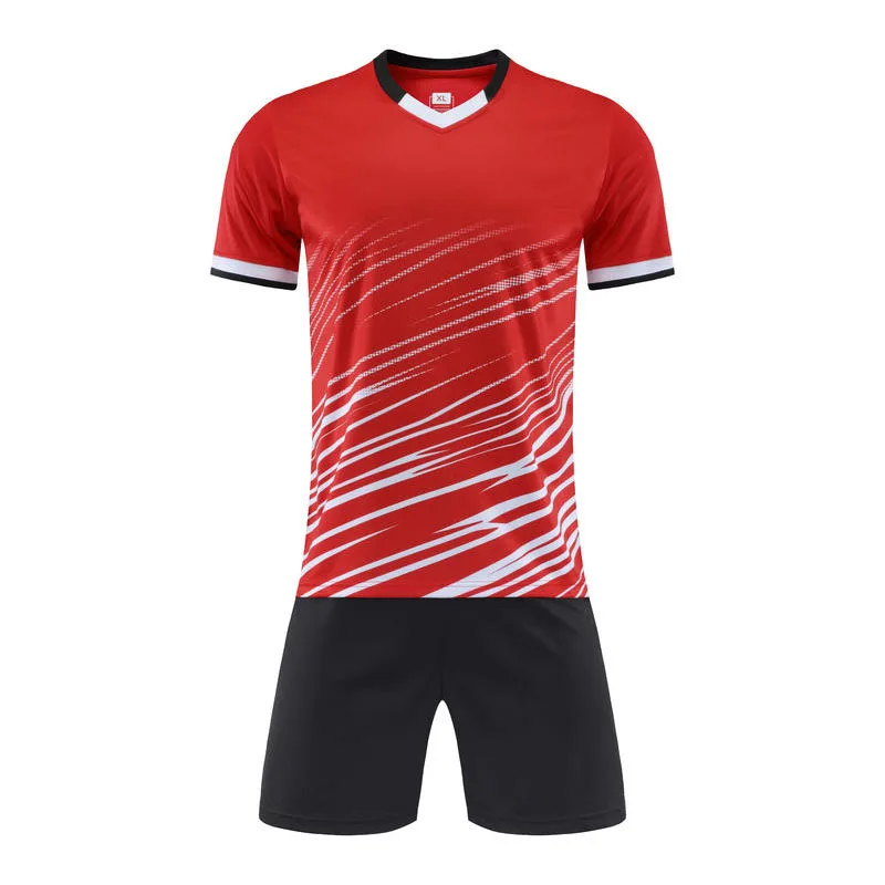 Custom Men Short Sleeve Breathable Sweat Absorbent Loose-fit Soccer Jersey Outdoor Fitness Training Unique Printed Logo T-shirt