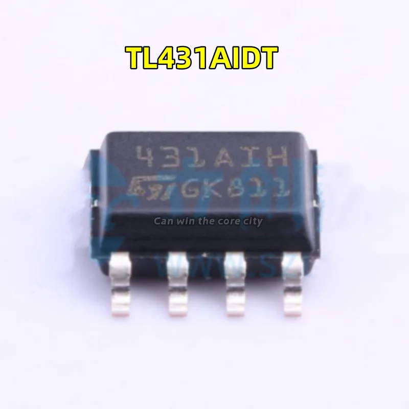 

1-100 PCS/LOT New original genuine TL431AIDT screen screen 431AIH patch SOP-8 36V voltage reference IC chip
