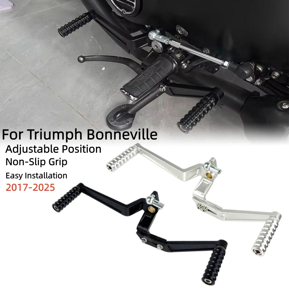 Motorcycle Accessories Adjustable Shift Pedal Driver Front Rear Levers Shift PegsRetro Shifter For Triumph Bonneville Bobber1200