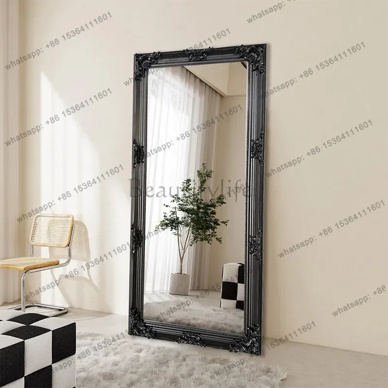 LD Square Moving Mirror Living Room Modern   Bedroom Floor Funky Bathroom Luxury Mirror Long Espelhos Home Products