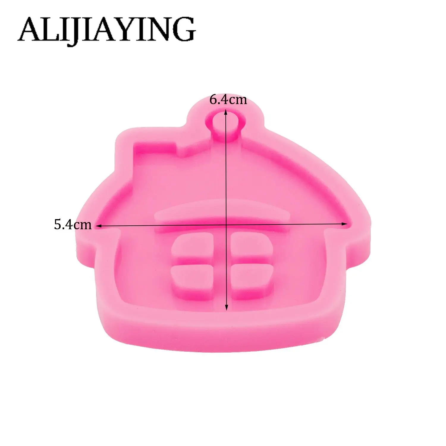 DY0112 DIY House Christmas Silicone Mold for Keychain Crafting with Epoxy Resin, Chocolate Fondant Sugarcraft Tools