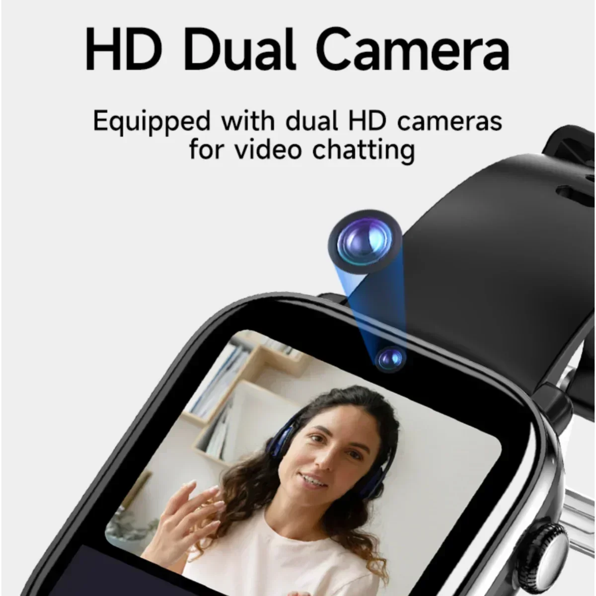 Orologio intelligente Android 4G I1 GPS WIFI SIM card doppia fotocamera videochiamate 1.99''410*502 risoluzione smartwatch per bambini e studenti