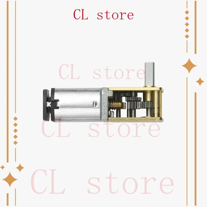 

For Tuozhu 3D printed model standard parts N20-10D side output shaft motor -25rpm (1 piece)- LA008 for bambulab