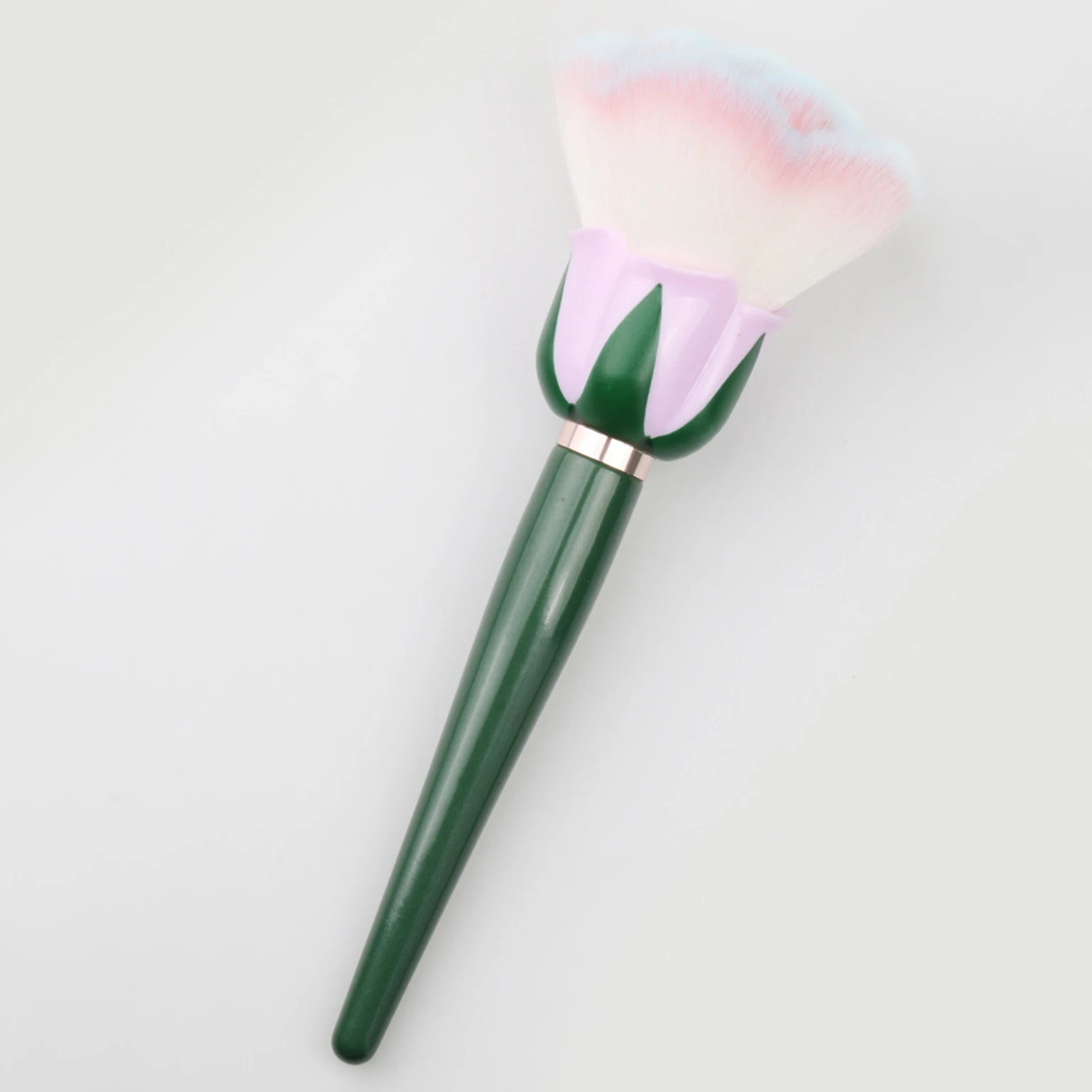Brocha de maquillaje con forma de flor de rosa para base en polvo suelto, colorete, manicura, arte de uñas, brocha para polvo, herramientas de maquillaje de belleza, accesorios