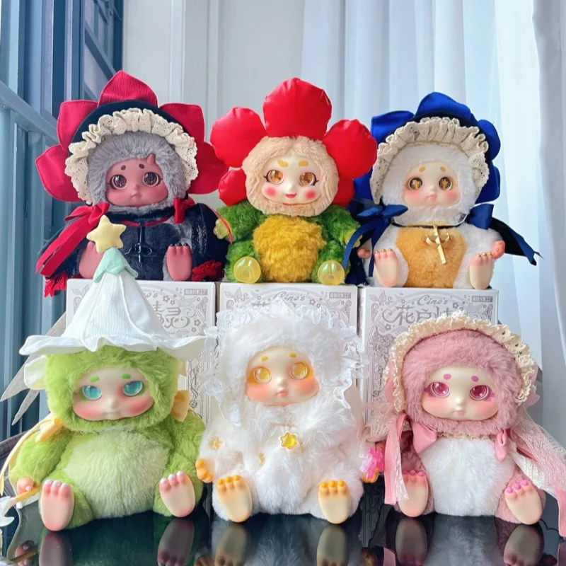 

Cino Floral Fairy Vinyl Face Plush Blind Box Kawaii Flower House Collectible Adorable Desktop Decoration Gift For Anime Fans