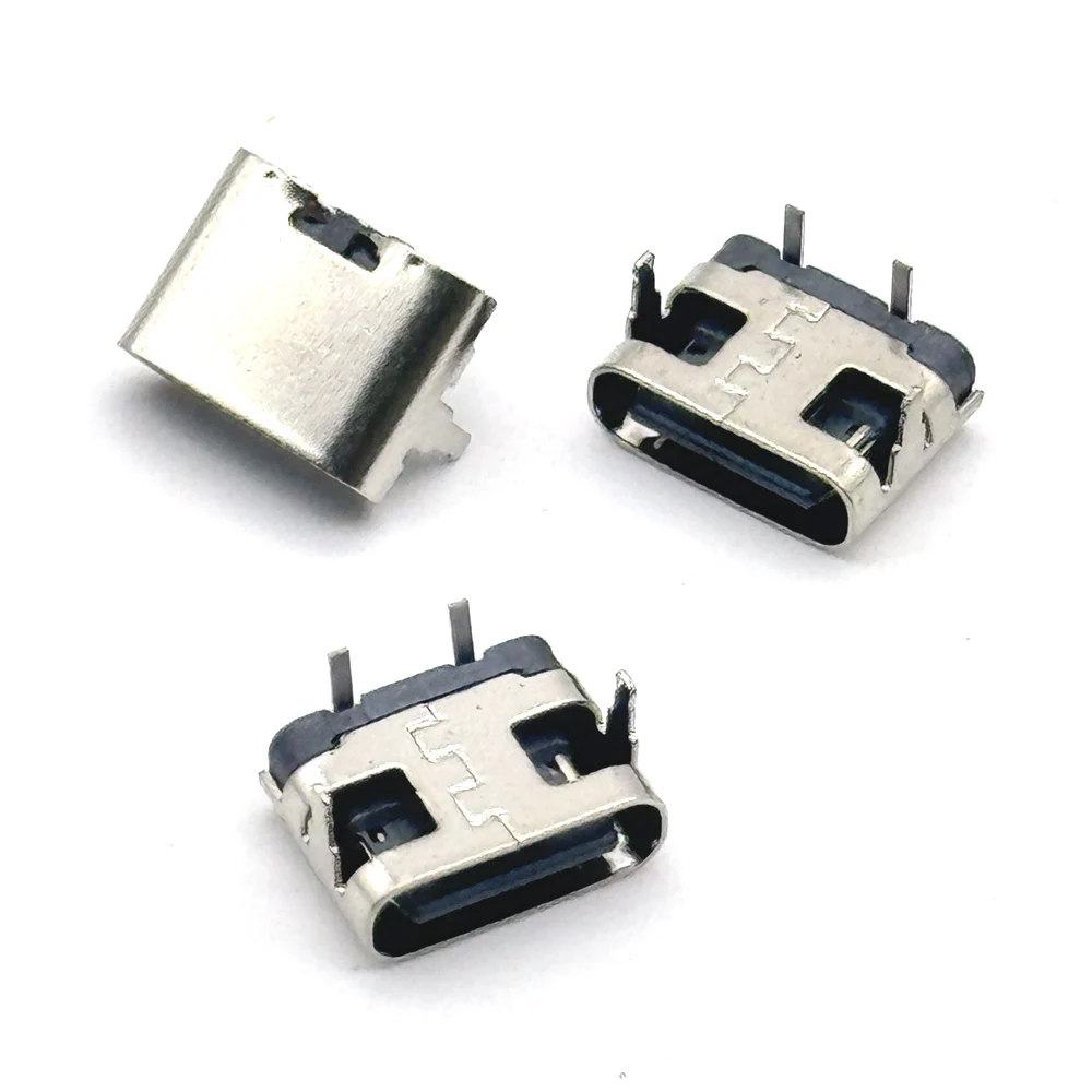 4Pin Type-C USB Connector Female Port Jack Solder Plug SMD SMT Android Phone Data Charging Socket Micro USB DIY Repair Adapter
