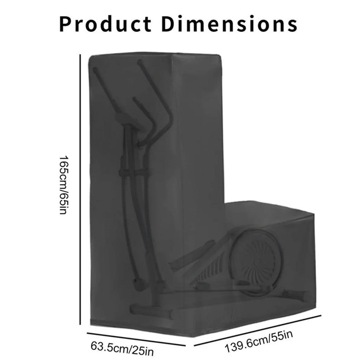 

nju-hgExercise Bike Cover Indoor Cycling Protective Cover Waterproof Cover Exercise Workout Dustproof Cover