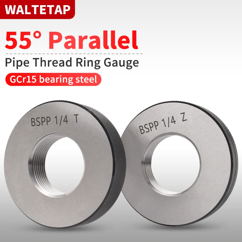 

1PCS BSPP Taper Pipe Thread Ring Gauge Measure Tool BSPP 1/16 1/8 1/4 3/8 1/2 3/4 1''-- 1''1/4 1''1/2 2''-- 2''1/2 3''--
