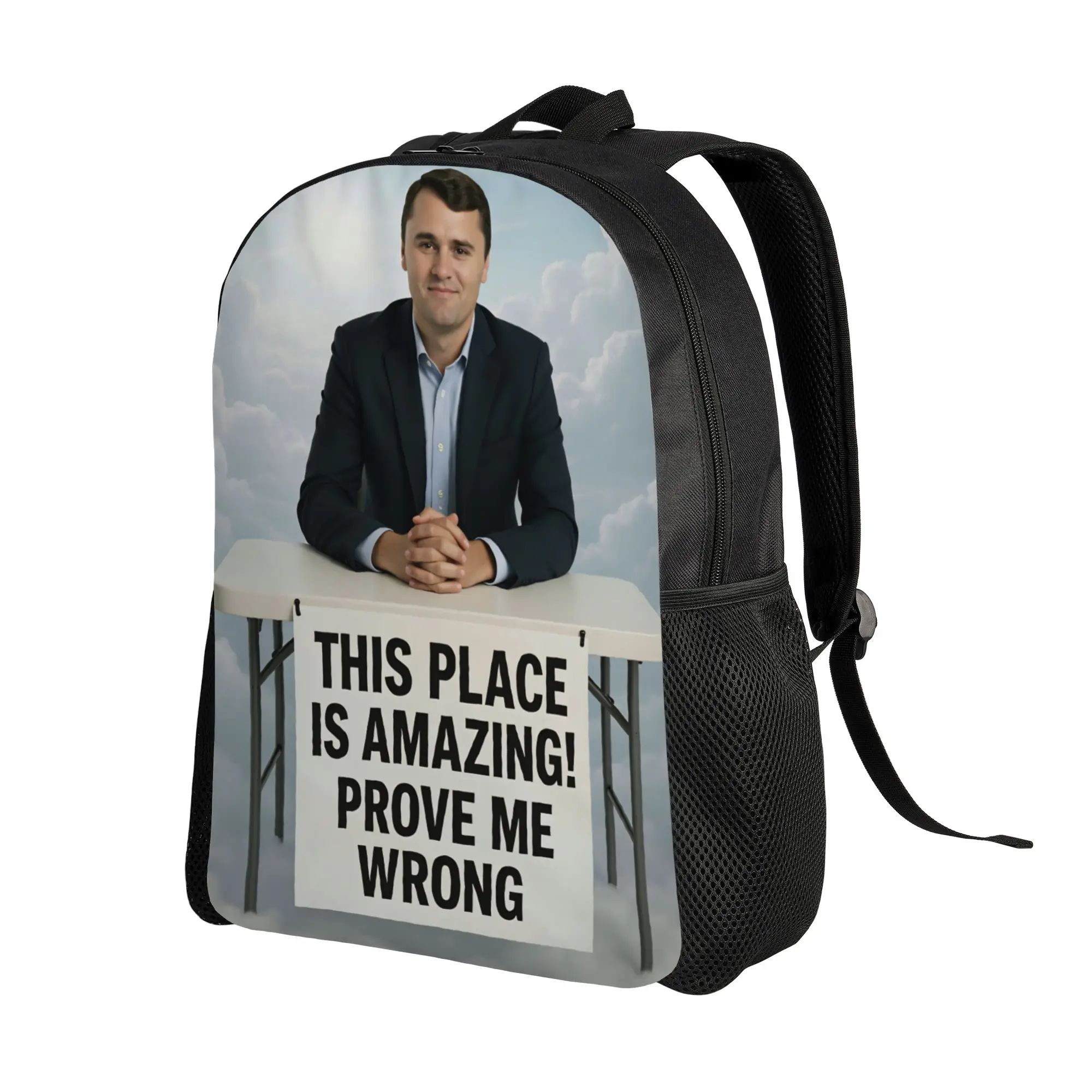 Rest in Peace Charlie Kirk Legends Backpack Men  Big Backpacks Polyester Streetwear School Bags Sport Custom Rucksack