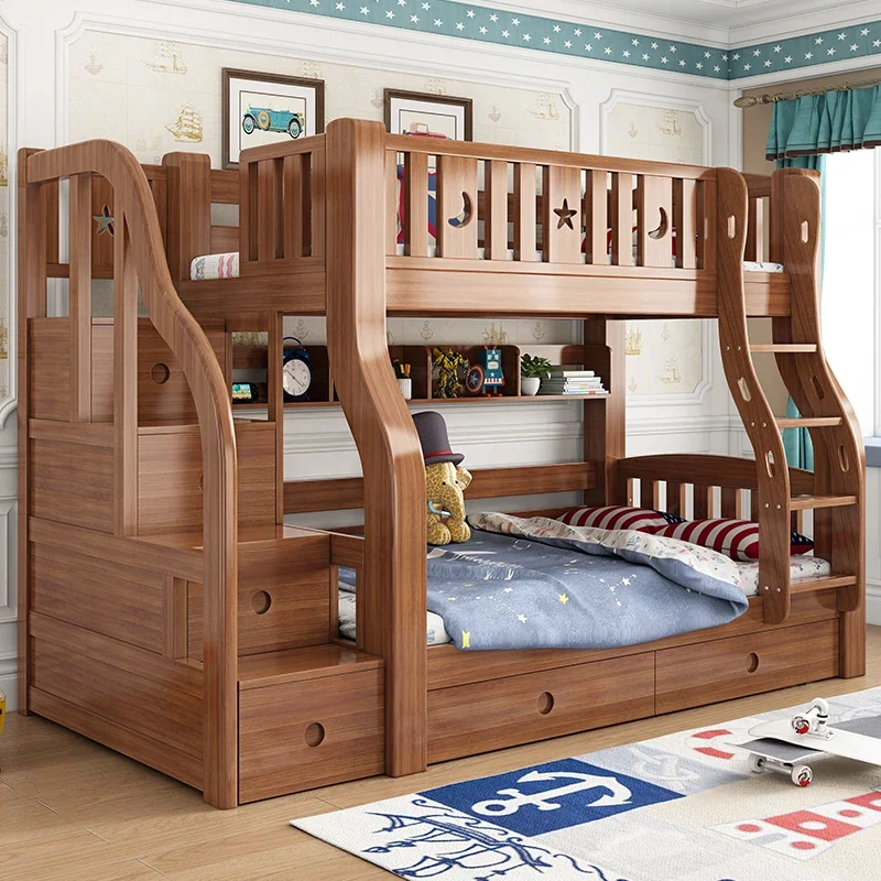 

Upper and lower children's beds