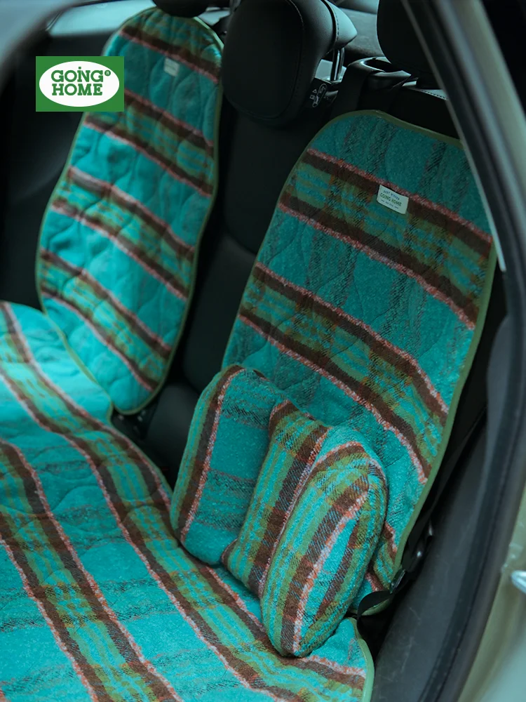 

Комплект чехлов для автомобильных подушек: универсальные, без запаха, противоскользящие, для осени и зимы, хлопковые, на пять мест