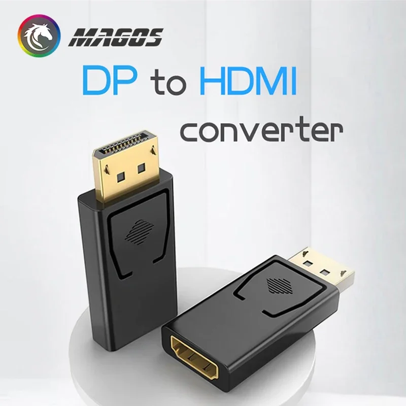 4K  Male DP To Female HD Adapter Converter Display Port  DisplayPort To HDMI Cable Adapter Video Audio For PC TV Projector