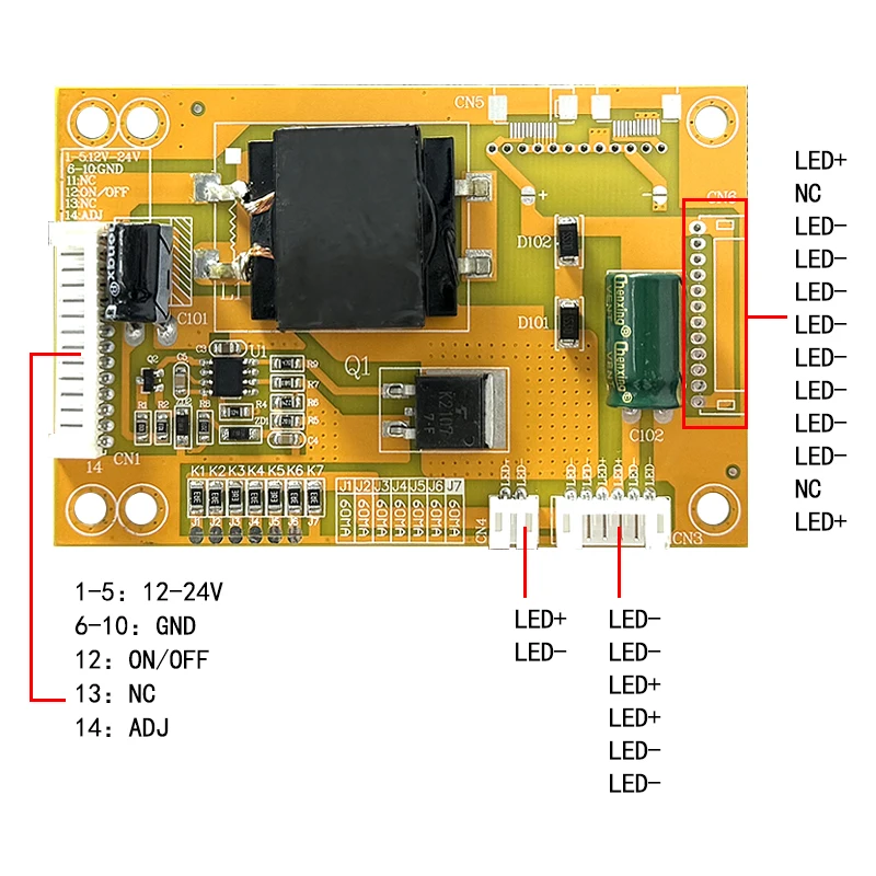 Creatall CA-399 26inch 50 Inch LED LCD TV Power Driver Modules Universal Constant Current 200ma Input Backlight Driver Board