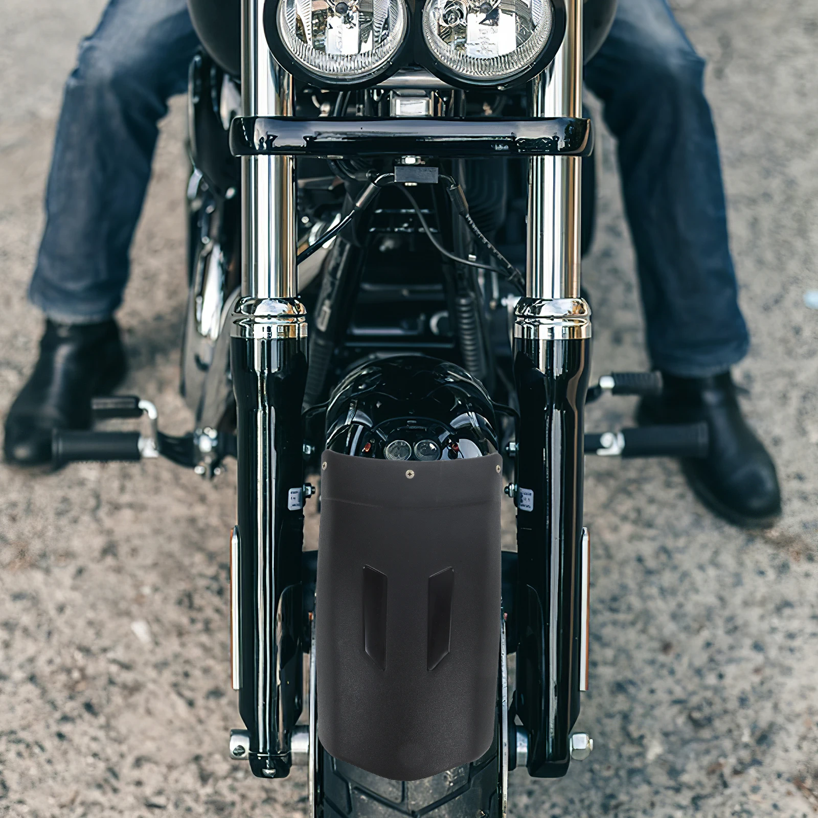 

Extended Front Mud Guards Motorcycle Mudflaps Splash ABS Durable Impact Resistant Compatible Models Plastic Motorcycle