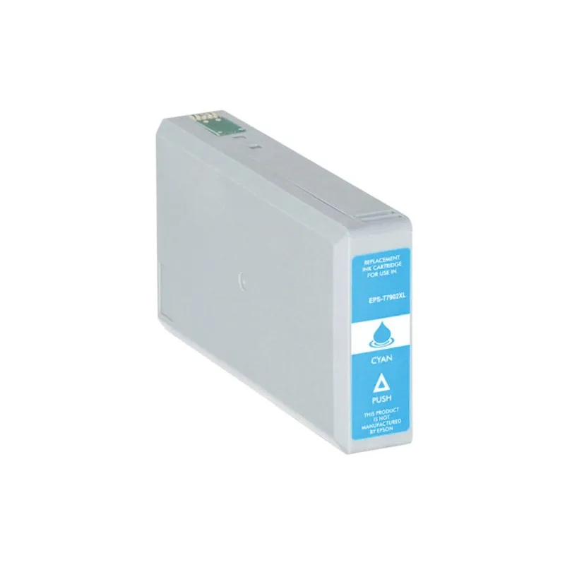 EPSON cyan E7902 alternative ink cartridge, replaces C13T79024010 XET7902C imprimirbien.com