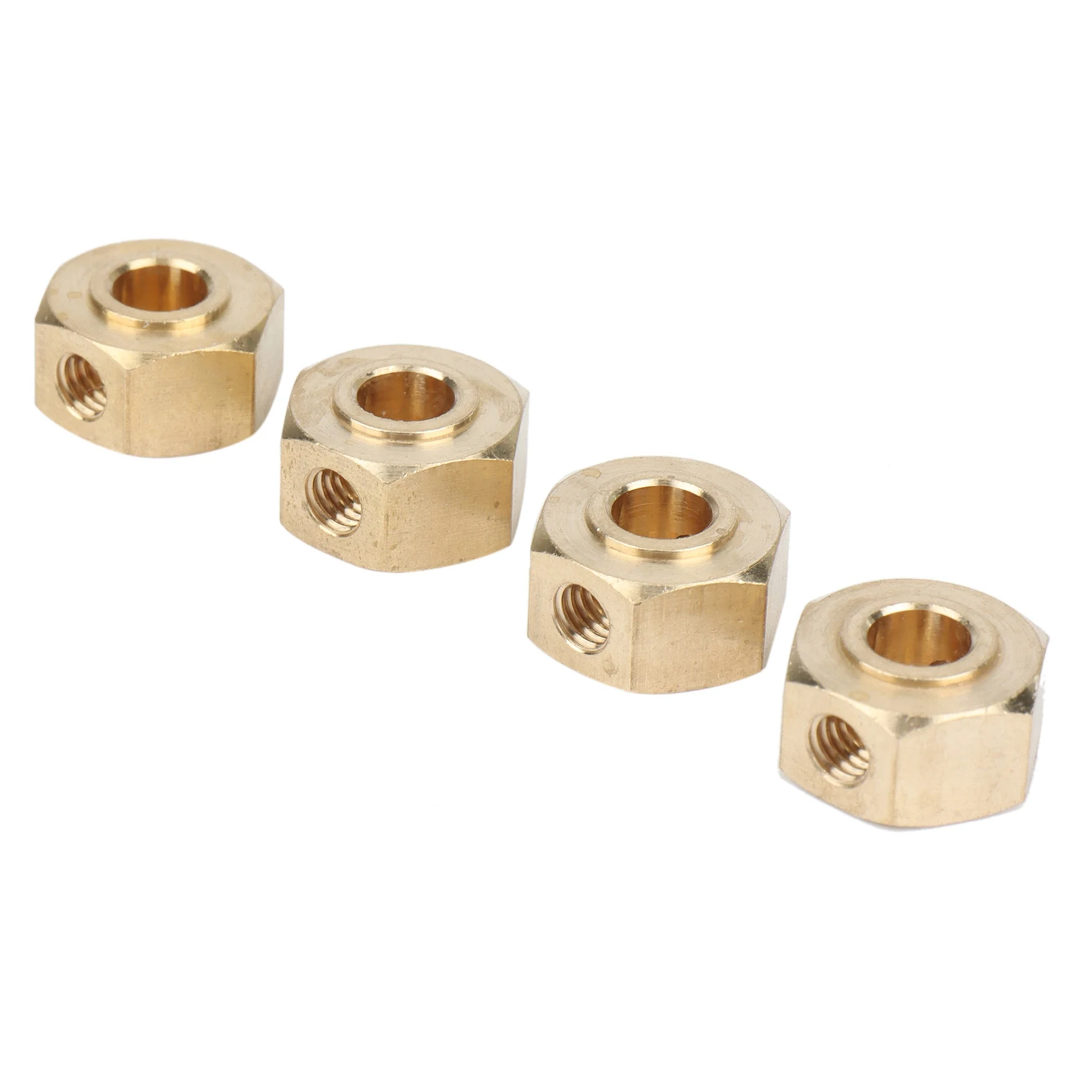 Sale 4PCS Brass 12mm Hex Wheel Hub Adapter for YK4102 YK4103 YK4082 YK6101 YiKong RC Crawler Car Upgrade Parts