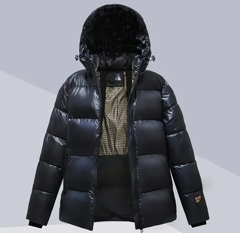 Chaqueta de algodón para mujer, abrigo de algodón grueso con capucha cálido para invierno, trajes de pareja resistentes al frío, ropa de abrigo de algodón para mujer