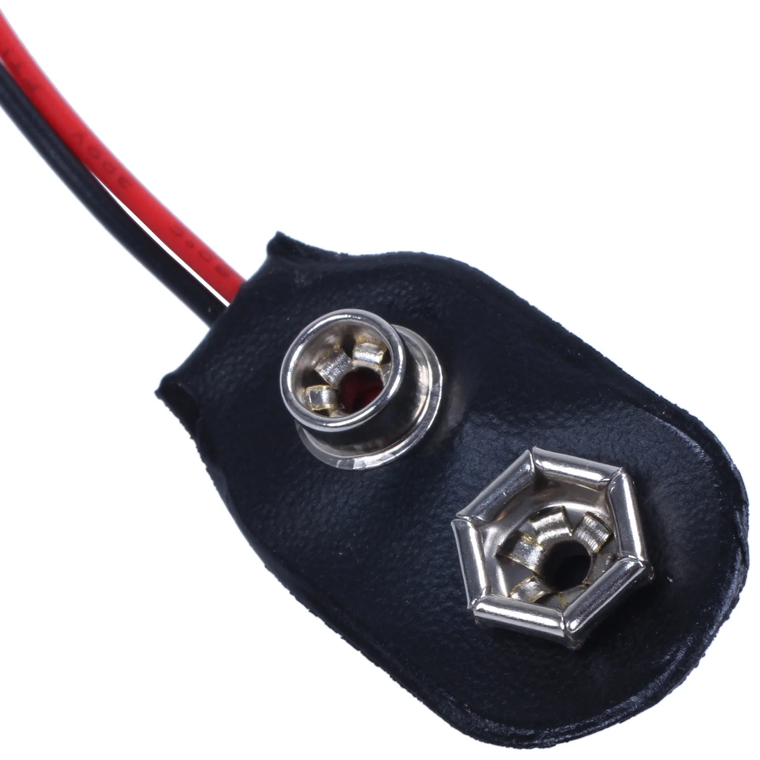 2pcs 15cm Wire Cable 9V 9 Volt Battery Clip Connector I Type