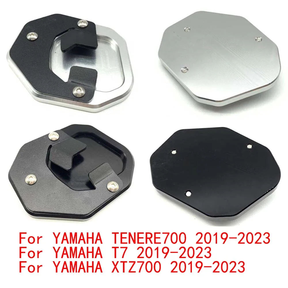 

Modified Motorcycle CNC Flat Foot Extension parking Kickstand Pad Plat For Yamaha Tenere700 T7 XTZ700 2023 2022 2021 2020 2019
