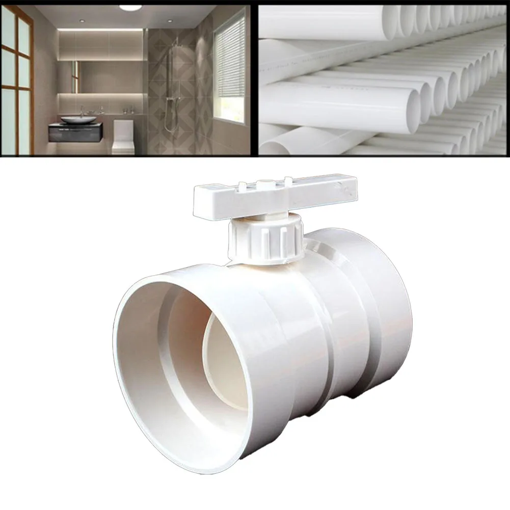 PVC Manual Air Volume Control Valve Air Duct Volume Controller For Ventilation Pipe Valve Switch Air Regulating Valve 75mm-250mm