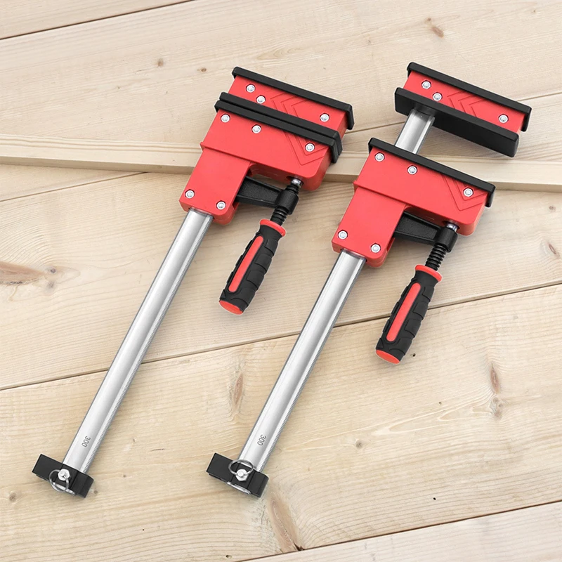 300/400/500/600/800mm Heavy-duty Parallel F Clamp for Woodworking and Metalworking - Wide Jaw Opening and Strong Clamping Force