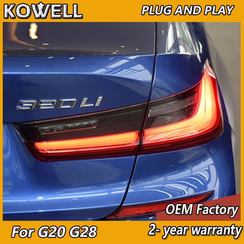 

Car Styling for BMW 3 Series Tail Lights 2019-2021 G20 Taillight 325i 320i G28 Rear DRL Fog Brake Turn Signal Reversing