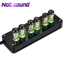 Nobsound Vintage Desk 6× IV-11(ИВ-11) Vacuum Nixie Tube VFD Clock Remote DIY KIT