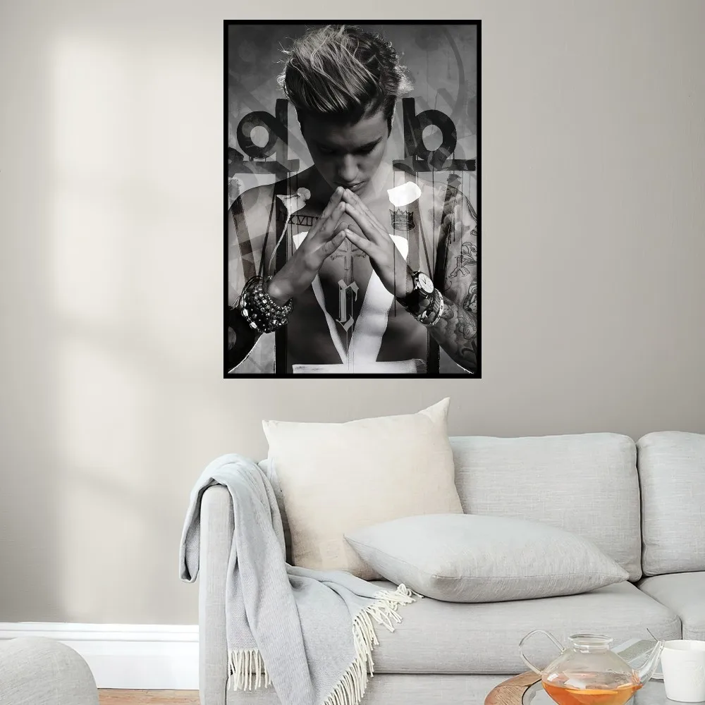 Hot Singer J-Justin Bieber Stay Poster Prints Wall Painting Bedroom Living Room Decoration Office Home