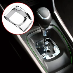 Car Gear Shift Knob Cover Sticker for Peugeot 2008 2014 2015 2016 2017 AT Gear Set Panel Trim Stickers Accessories