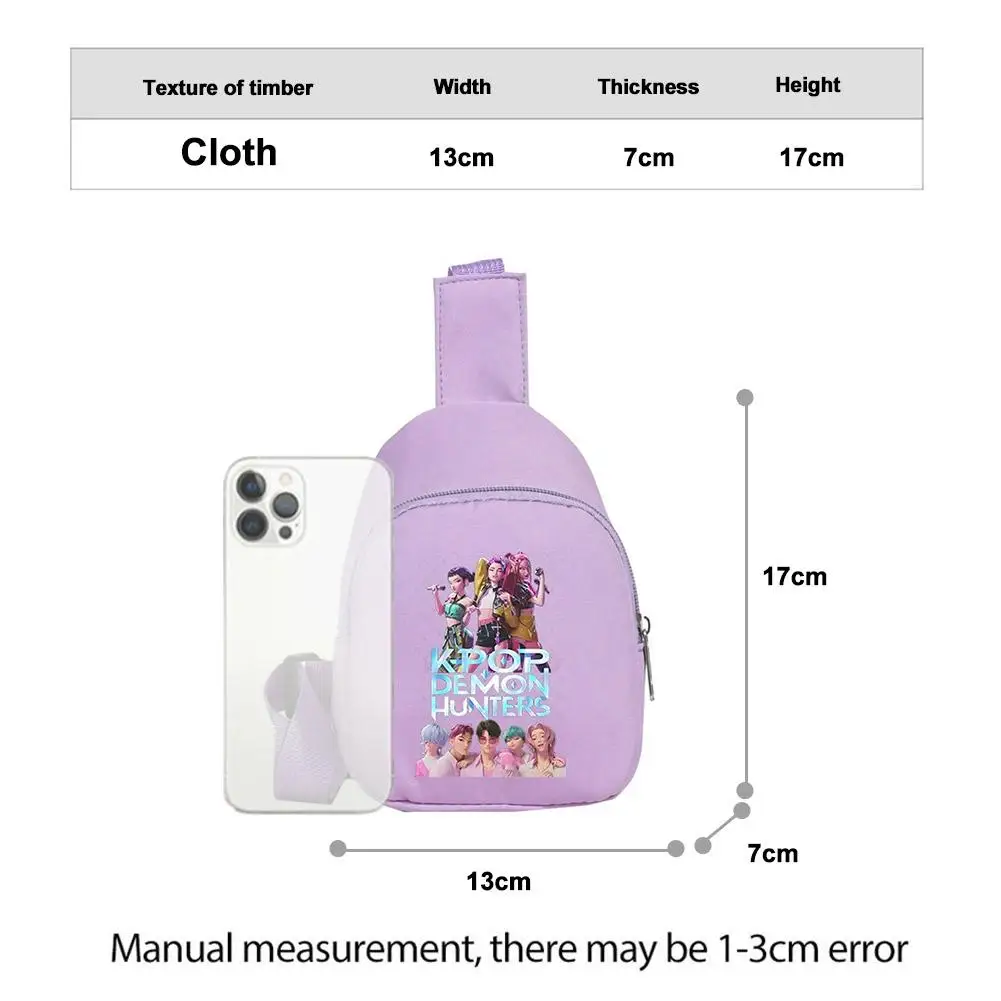Borsa a tracolla per bambini Borsa a tracolla Anime Cartoon Kpop Borse a tracolla Borsa a tracolla Donna Uomo Borse da viaggio