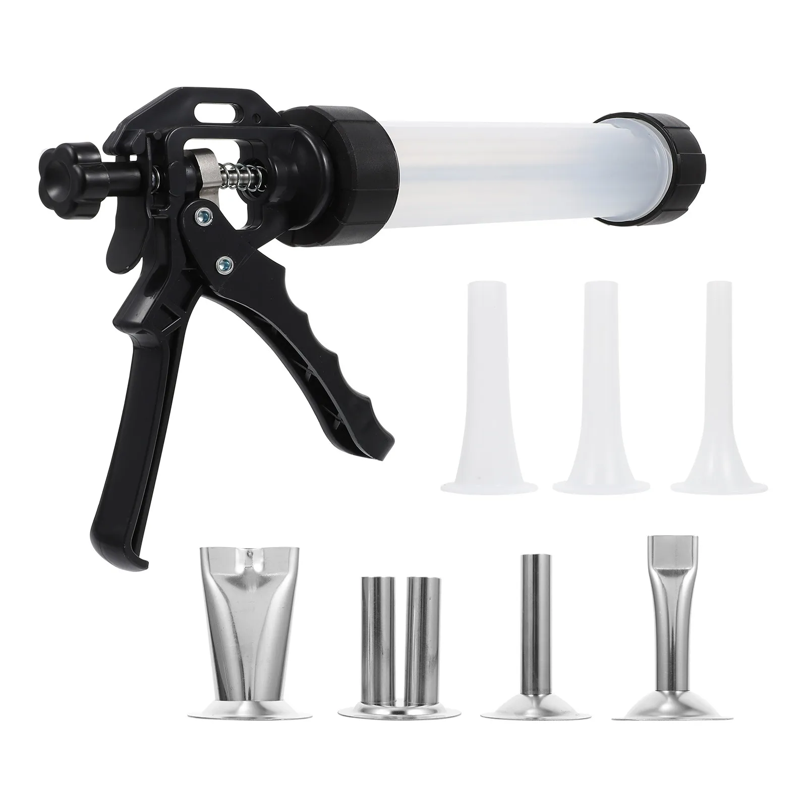 

Набор для ручного наполнения колбас: пресс для колбас из нержавеющей стали и пластика, инструмент для домашнего приготовления, кухонный гаджет