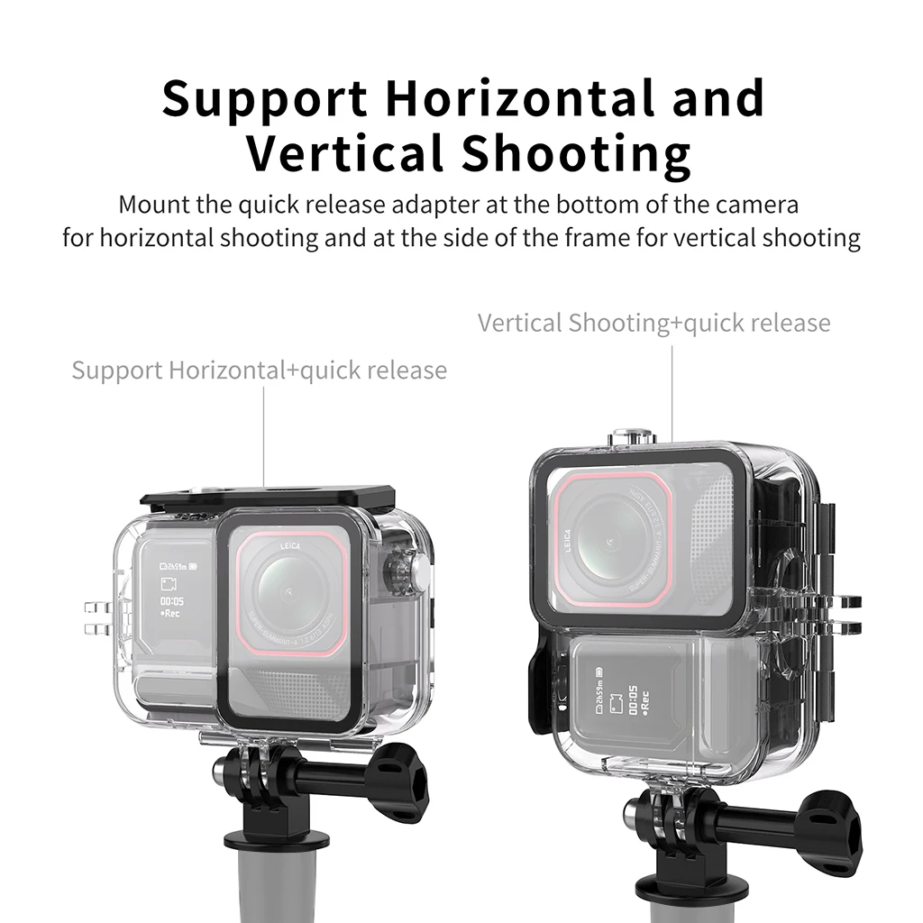 45M Unterwasser Dive Fall Wasserdichte Gehäuse für Insta360 Ace Pro 2 Schutzhülle Shell Für Insta 360 Ace Pro2 Action kamera – Detail 3