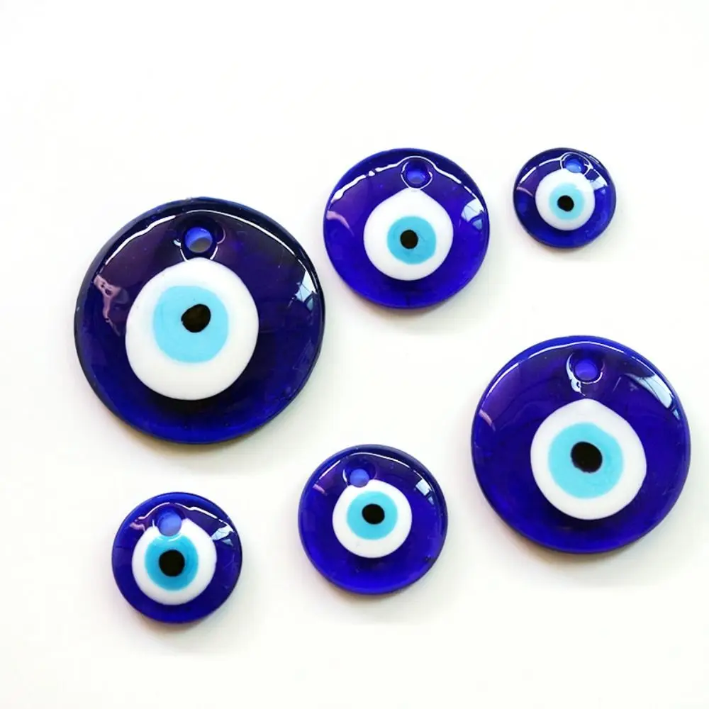 

Round Evil Eye Charms Beads Jewelry Accessories Classic 25/30/40/60MM Lucky Blue Eye Unisex Lucky Blue Eye Pendant Jewelry Gift