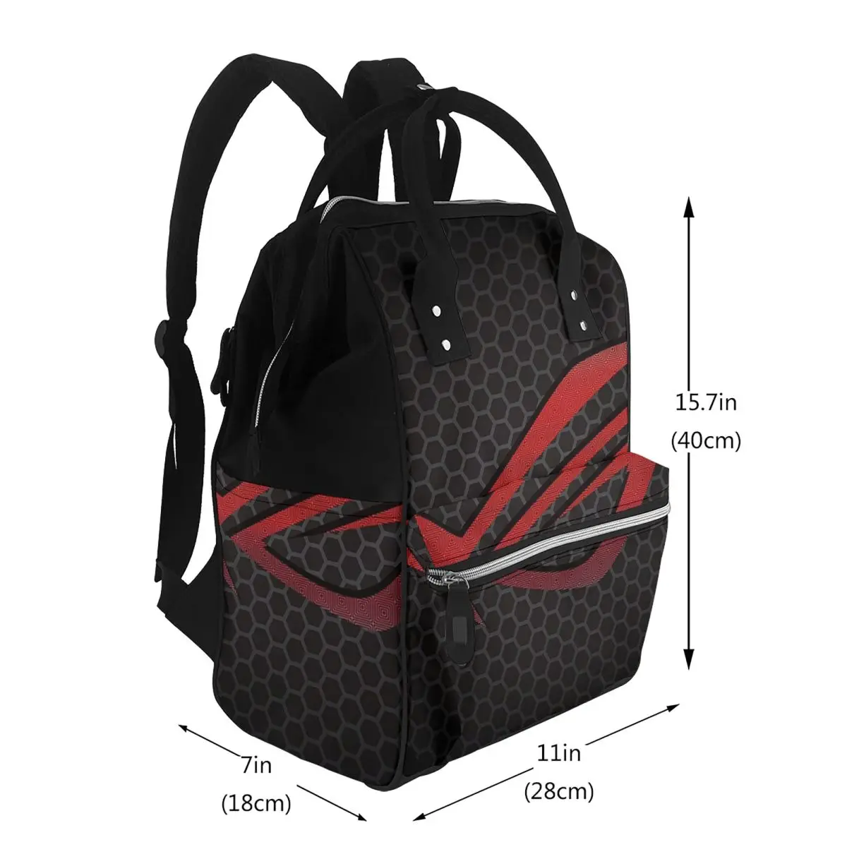 Asus Rog Future Hexagon Student Backpack School Bag Hiking Travel Daypack for Men Women Bookbag Shoulder Bags