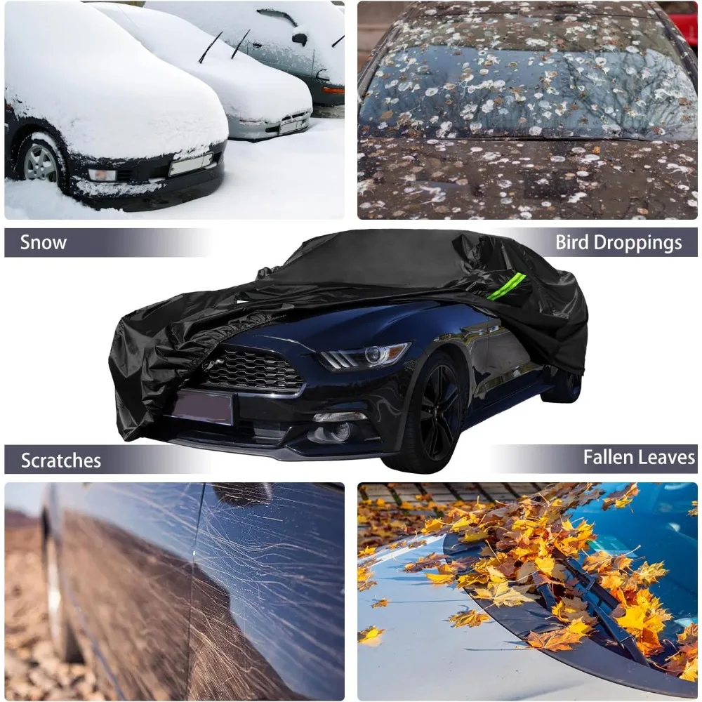 2005-2025年式フォード・マスタング専用カーカバー、全天候型防水保護（GT用）、防塵カバー（シェルビーカブー用）