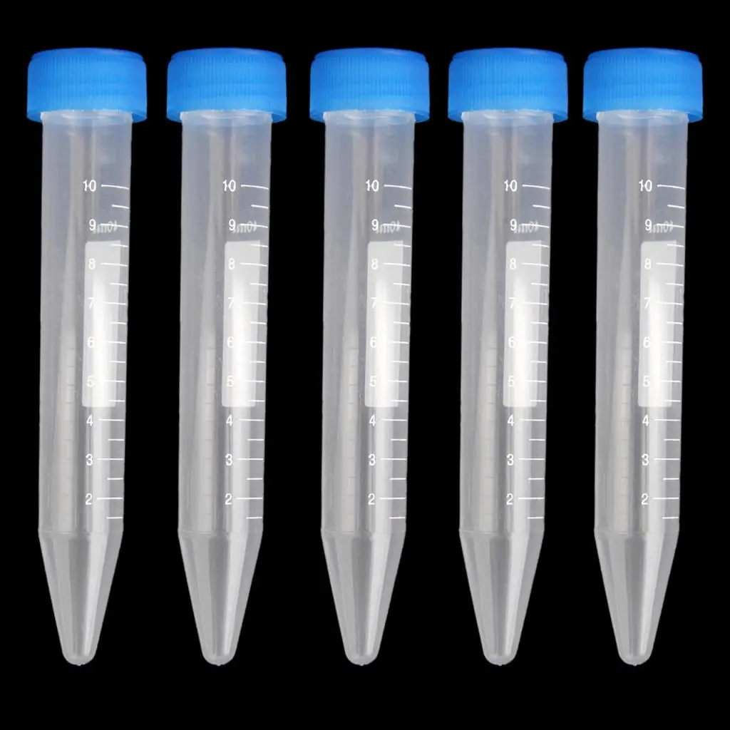 Graduated Cylinder Plastic Laboratory Test Tubes 10 Ml Measuring Tubes Accurate and Durable for Home Science