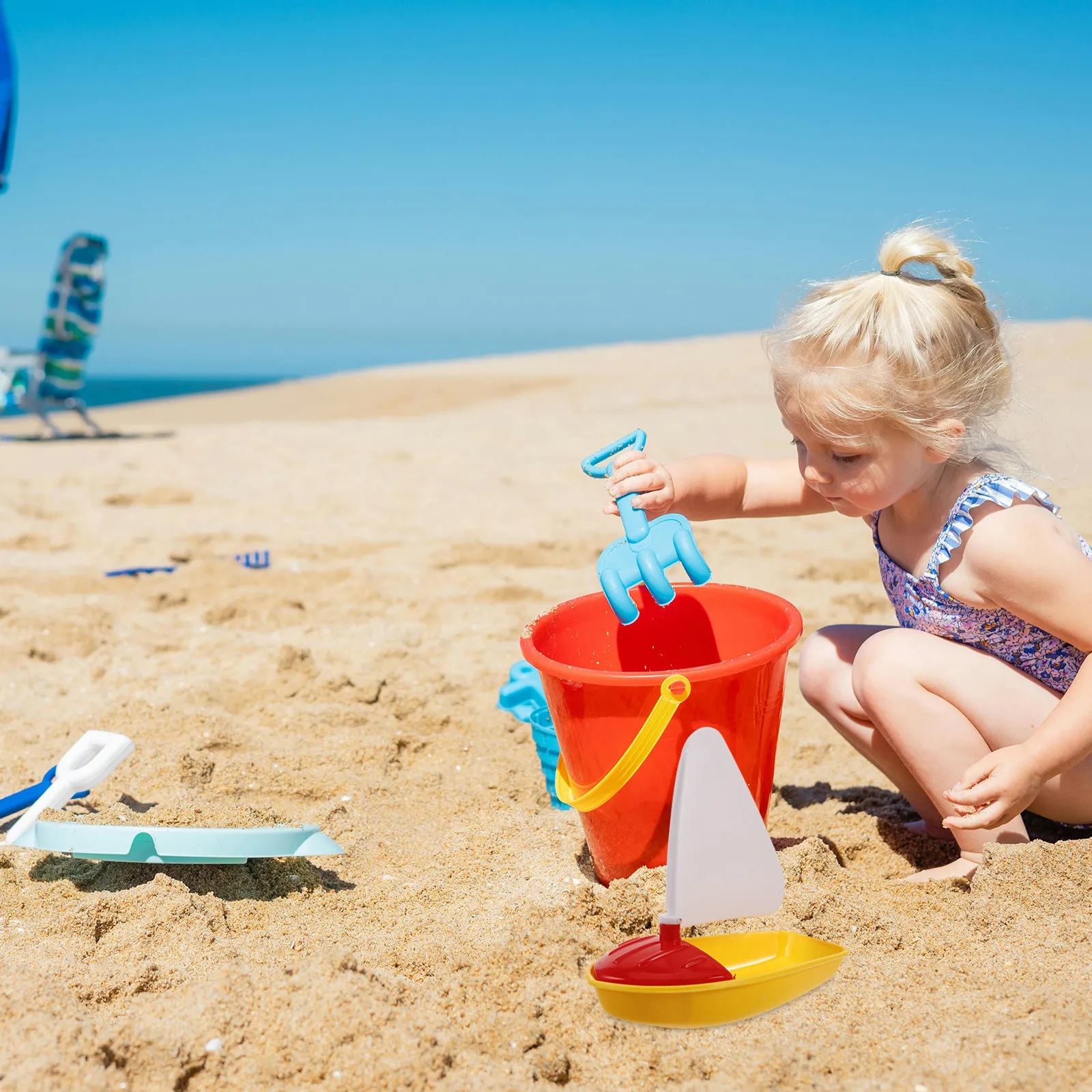 Educational Floating Sailboat for Kids Water Play At Beach Pool Or Bathtub Encourages Hand Eye Coordination Motor Skills