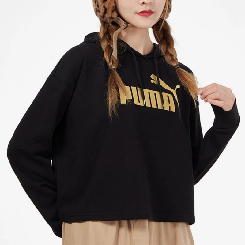 

Оригинальная новая женская короткая модная спортивная толстовка с капюшоном Puma 532681-51