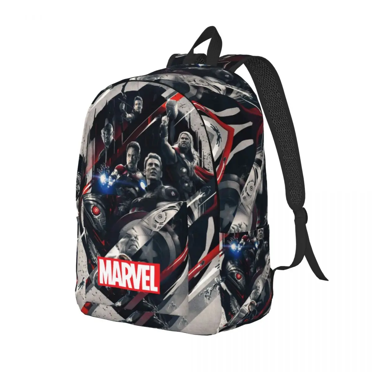 Sac à Dos d'Équipe Marvel Avenger pour Garçon, Cartable Multi-Compartiments, Utilisation Touristique, Randonnée, Rentrée Sв, Cadeau