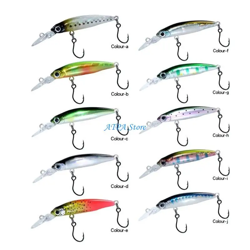 U13C 1.8g 40mm Fishing Lures Hard Baits Freshwater Lures Trouts Sea Fishing Baits
