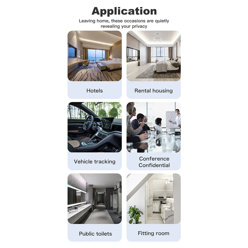 T15 Wireless Camera Detectors 5 Levels Adjustable Sensitivity Camera Detectors  Electronic Sweeper GPS Tracker Camera Monitor