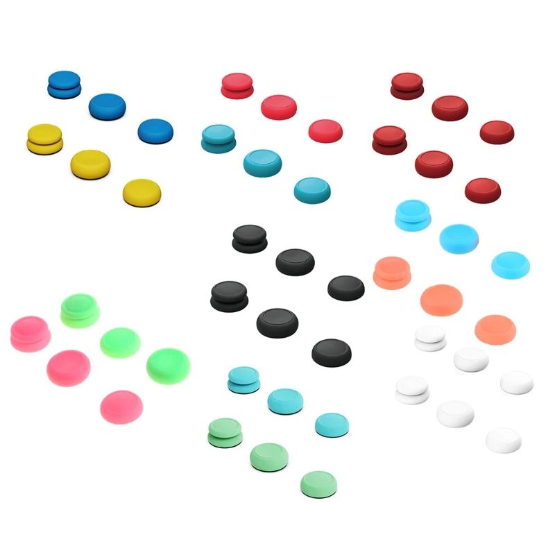 6 ชิ้น/เซ็ต Soft Thumb Grip จอยสติ๊กสำหรับ Lite Controller Thumbstick สำหรับกรณี