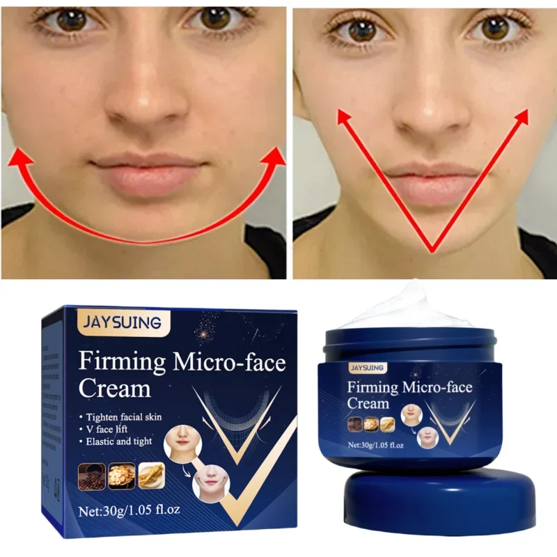 V-Shape Slimming Cream Firm Face-lift Removal Double Chin Eliminate Masseter Muscle Tighten Two-Mandibular Line Anti-aging Cream